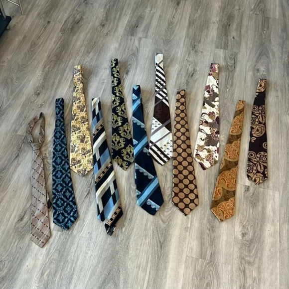 Vintage Other - 🧡💙 Lot of vintage neck ties